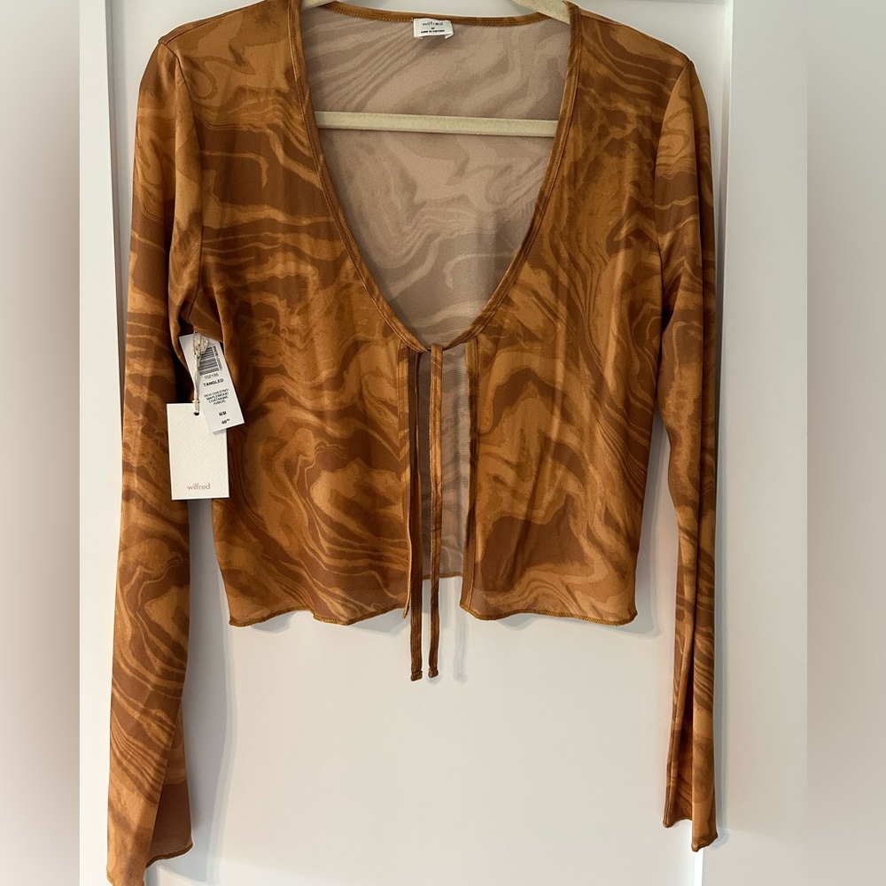 Wilfred Tie Long Sleeve | Size Medium, Never Worn